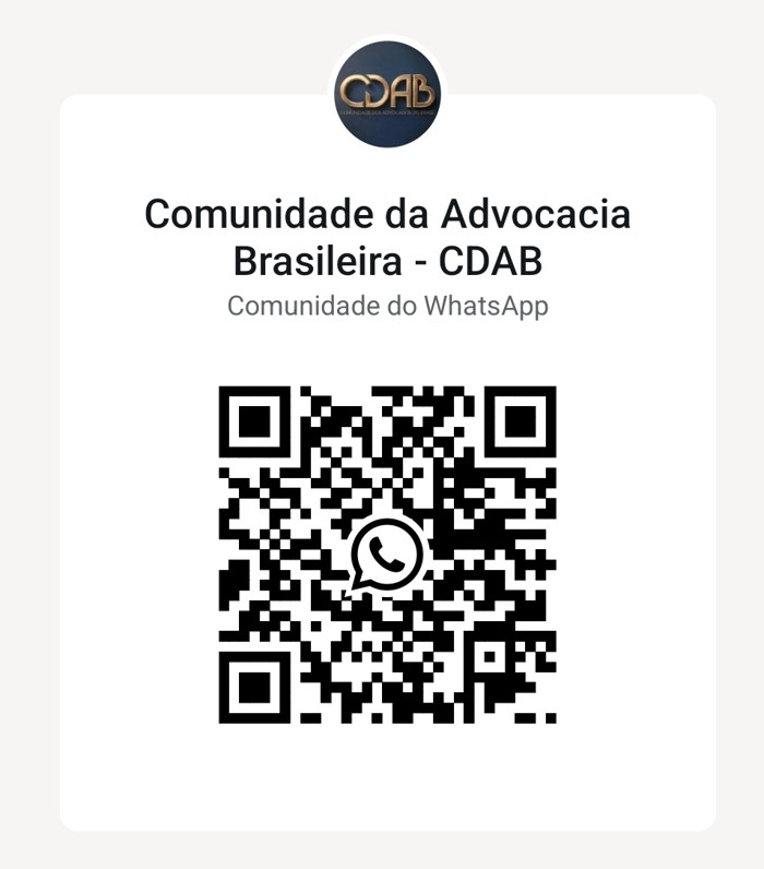 QR Code para entrar na Comunidade da Advocacia Brasileira no WhatsApp